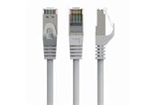 Verkkokaapelit - Gembird Cablexpert patch cable - 35 m - grey - Harmaa - 35m - PP6A-LSZHCU-35M