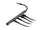 USB hub - Bakker Elkhuizen - hub - 7-in-1 - 7 ports USB hub - 7 porttia - Harmaa - BNECHUB3A4C