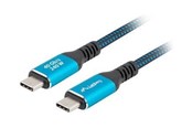 USB kaapelit - Lanberg - USB-C cable - 24 pin USB-C to 24 pin USB-C - CA-CMCM-45CU-0010-BK