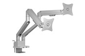 Näytön kiinnitys - ICY BOX mounting kit - adjustable arm - for 2 flat panels - silver/grey - IB-MS524-T