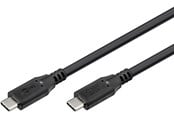 USB kaapelit - Pro USB-C <-> USB-C - 1.8m - 240 Watt Power Delivery - USB 4.0 / Thunderbolt 4 - Musta - PUSB4-40-AC-B-1.8M
