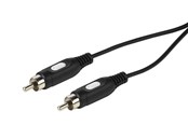 Audiokaapelit - Vivanco Audio Cable 1xRCA Male 2.5m Black - 4008928460223
