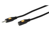 Audiokaapelit - Vivanco Audio Cable 1x3.5mm Male/Fem. 2.5m Black - 4008928460568