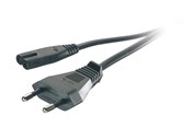 Virtakaapelit (ulkoinen) - Vivanco Power cord Euro plug – “8 1.25m Black - 4008928460957