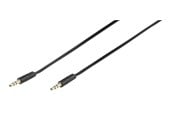 Audiokaapelit - Vivanco Audio Cable 1x3.5mm Flat 1.5m Black - 4008928461336