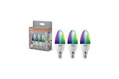 Smart Home - Älykoti - Osram SMART+ frosted candle 470lm 4.9W/RGBW frosted E14 3-pack - 4099854529863