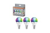 Smart Home - Älykoti - Osram SMART+ frosted mini-ball 470lm 4.9W/RGBW (40W) frosted E14 3-pack - 4099854529887