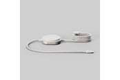 Puhelin - Adapterit & Laturit - ZENS Charging Cable USB C-C Pro 2 - Magnetic Wireless Charger - White - ZECC05W/00
