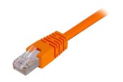 Verkkokaapelit - Deltaco LAN CAT 6 - F/UTP - Oranssi - 0.3m - STP-603-OR
