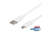 USB kaapelit - Deltaco - USB-C cable - USB to 24 pin USB-C - 25 cm - USBC-1007