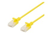Verkkokaapelit - Deltaco patch cable - 1 m - yellow - Keltainen - 1m - UUTP-1023