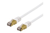 Verkkokaapelit - Deltaco patch cable - 1 m - white - Valkoinen - 1meter - SFTP-61VAH