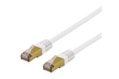 Verkkokaapelit - Deltaco SFTP-63VAH - patch cable - 3 m - white - Valkoinen - 3m - SFTP-63VAH