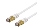 Verkkokaapelit - Deltaco SFTP-65VAH - patch cable - 5 m - white - Valkoinen - 5m - SFTP-65VAH