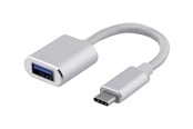 USB kaapelit - Deltaco - USB-C adapter - 24 pin USB-C to USB Type A - 10 cm - USBC-1278