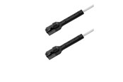Verkkokaapelit - Deltaco Flex-Boot patch cable - 50 cm - white - Valkoinen - 0.5 meter - 102070-005
