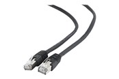 Verkkokaapelit - Gembird patch cable - 2 m - black - Musta - 2m - PP6-2M/BK