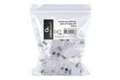 Verkkokaapelit - Gembird Cablexpert network connector - Läpinäkyvä - LC-8P8C-001/50
