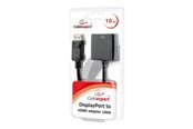 Näyttökaapeli - Gembird Cablexpert adapter - DisplayPort / HDMI - 10 cm - AB-DPM-HDMIF-002