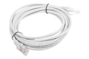 Verkkokaapelit - Lanberg patch cable - 3 m - grey RAL 7035 - Harmaa - 3m - PCU6-10CC-0300-S