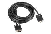 Näyttökaapeli - Lanberg - VGA cable - HD-15 (VGA) to HD-15 (VGA) - 5 m - CA-VGAC-10CC-0050-B