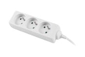 Virtakaapelit (ulkoinen) - Lanberg PS0-03E-0300-W - power strip - 2500 Watt - PS0-03E-0300-W