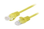 Verkkokaapelit - Lanberg patch cable - 1.5 m - yellow RAL 1016 - Keltainen - 1m - PCU6-20CC-0150-Y