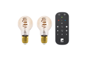 Smart Home - Älykoti - EGLO E27 LED-Z A60 SPIRAL TW 4.9W 360LM KELTAINEN 2 KPL KAUKOSÄÄTIMELLÄ B.-Z - 110312