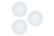 Smart Home - Älykoti - EGLO FUEVA 6-Z SISÄÄNRAKENNETTU. SETTI Ø88 RGB/CCT 3X2,8W 1020LM IP44 VALKOINEN - 901429