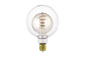 Lamput - EGLO LED-lamppu G125 4W 200LM 2000K DIM. KELTAINEN/VALMIS E27 - 110258