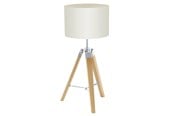 Valaisimet - EGLO LANTADA PÖYTÄ KROMI/BEIGE - 94323