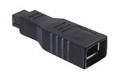 FireWire / ThunderBolt-kaapelit ja adapterit - DeLOCK - IEEE 1394 adapter - FireWire 800 to 6 PIN FireWire - 65154