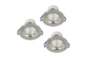 Valaisimet - EGLO SALABATE SISÄÄNRAKENNETTU. SARJA Ø88 3X450LM 4000K PELTI. IP44 HT - 31865