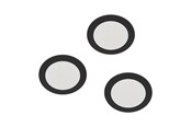 Valaisimet - EGLO ABIUL SISÄÄNRAKENNETTU. SARJA Ø86 CCT 3X300LM PELTI. IP44 MUSTA - 31934