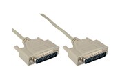 Rinnakkais- / Sarjakaapelit - InLine - serial cable - DB-25 to DB-25 - 2 m - 11112M