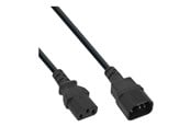 Virtakaapelit (ulkoinen) - InLine - power extension cable - power IEC 60320 C13 to power IEC 60320 C13 - 50 cm - 16605