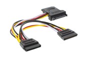 Sisäiset virtakaapelit - InLine - power splitter - SATA power to SATA power - 15 cm - 29681