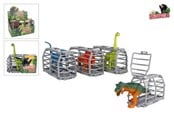 Pienet lahjat lapsille - Pocket Money Dinosaur In Cage - assorted - 570373