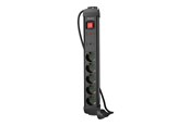 Virtakaapelit (ulkoinen) - Lanberg SP1 - power strip - 2500 Watt - SP1-05F-0150-BK