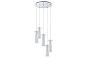 Valaisimet - EGLO PINTO CLUSTER 5L KIRKAS/OPAALI - 93003