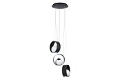 Valaisimet - EGLO CAMARGO KLUSTERI 3X350 MM MUSTA - 98441
