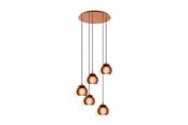 Valaisimet - EGLO ROCAMAR 1 CLUSTER E27 5L KUPARI/KIRKAS - 98595