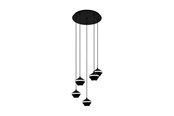 Valaisimet - EGLO PERPIGO CLUSTER GU10 5X400LM MUSTA - 98683