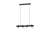 Valaisimet - EGLO PLIMSOLL RIIPPUVALAISIN 4XE27 L770 MUSTA FSC - 43848