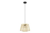 Valaisimet - EGLO HYKEHAM RIIPPUVALAISIN E27 Ø380 NATURAL - 43852