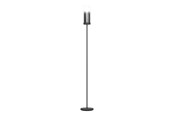Valaisimet - EGLO TOOTHILL LATTIA H1535 E27 MUSTA/MUSTATRANSP. - 44004