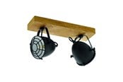 Valaisimet - EGLO GATEBECK SPOT 2XE14 PUU/MUSTA - 49077