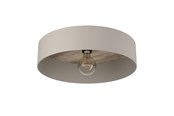 Valaisimet - EGLO DUAIA CEILING Ø420 TAUPE/LUONNONOPTIIKKA/BM - 900838
