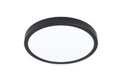 Valaisimet - EGLO FUEVA 5 PLAFOND Ø285 2400LM W/SENSOR MUSTA - 901014