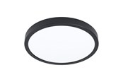 Valaisimet - EGLO FUEVA 6 PLAFOND Ø280 CCT 14.2W 2000LM MUSTA - 901299